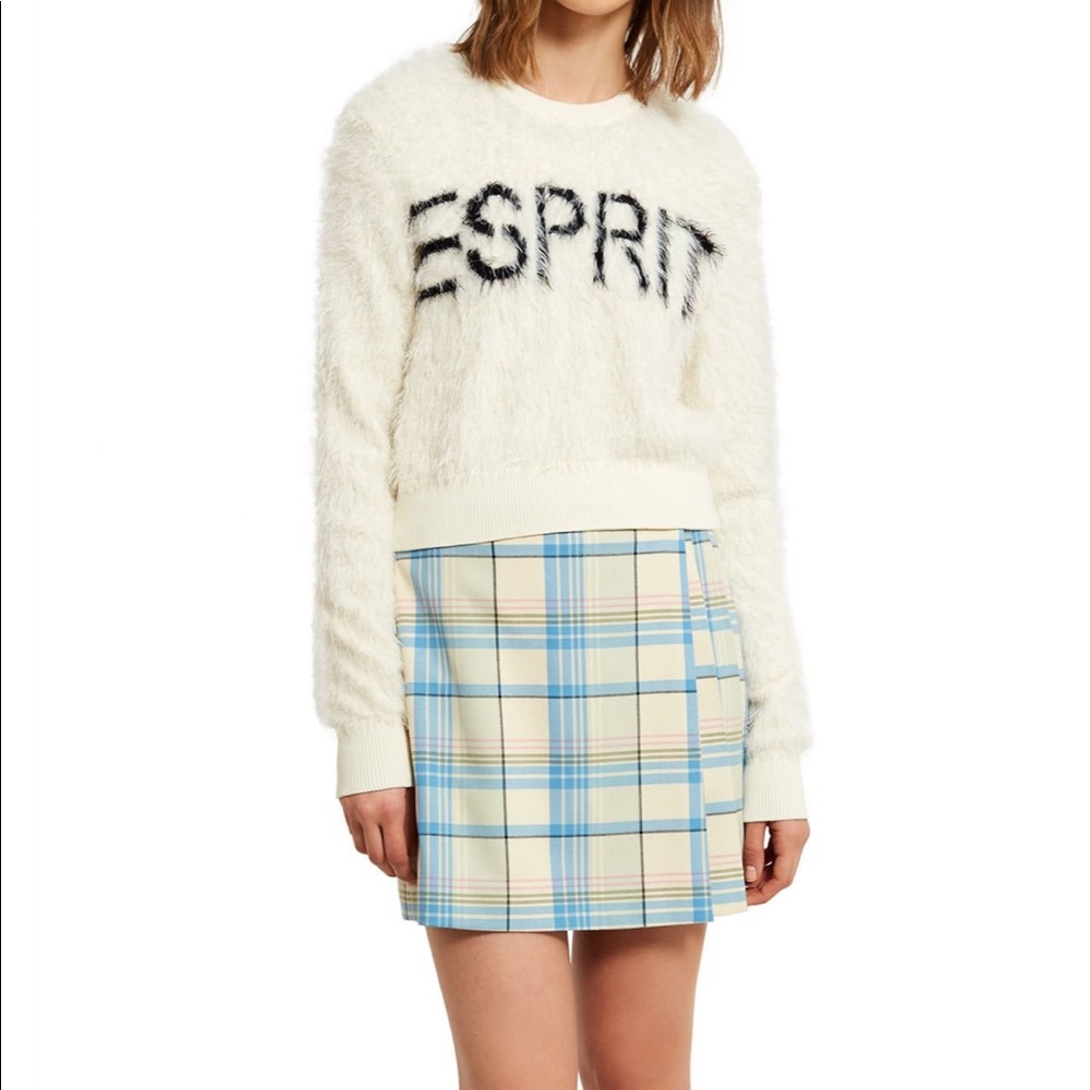 Esprit by Opening Ceremony  Plaid Wool Skirt Sz S